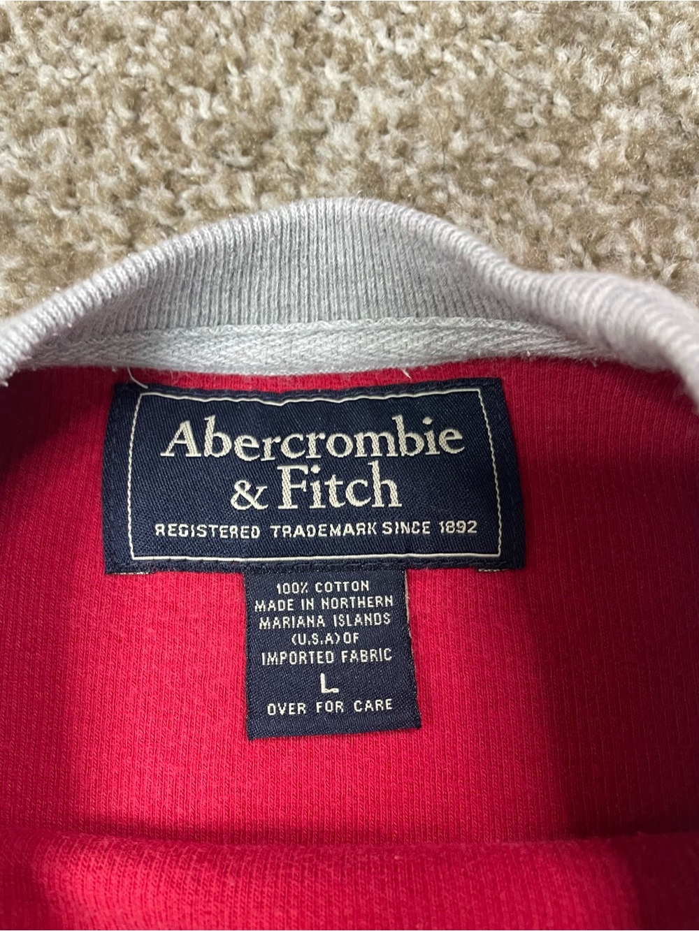 Vintage Y2K Abercrombie Fitch Long Sleeve Patched Mens Shirt Large - Picture 4 of 8